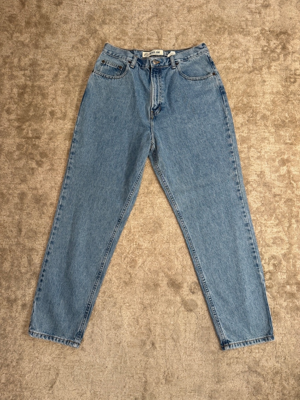 Vintage 90s Gap Blue Jeans No 3 Classic Fit 14 Ankle High Rise 100% Cotton